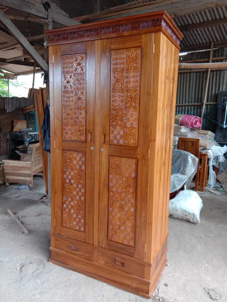 Lemari Kayu jati minimalis